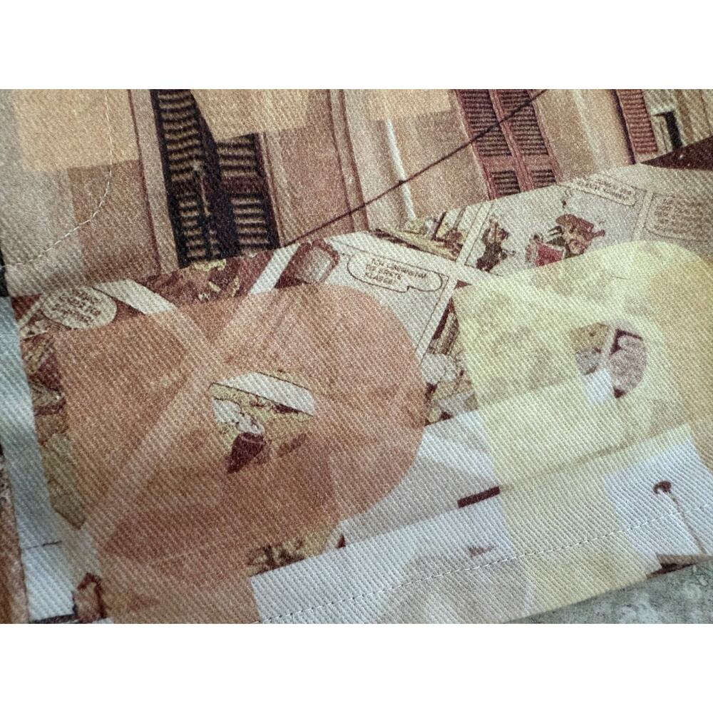 Womens Mini Skirt Neutral Film Graphic A-Line Size 2 NWT Peppermayo On The Edge - Picture 14 of 15